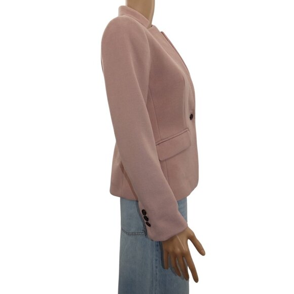 NWT Banana Republic Factory Blazer 4P Pink Sav Clay Tailored Career Chic - Picture 2 of 9